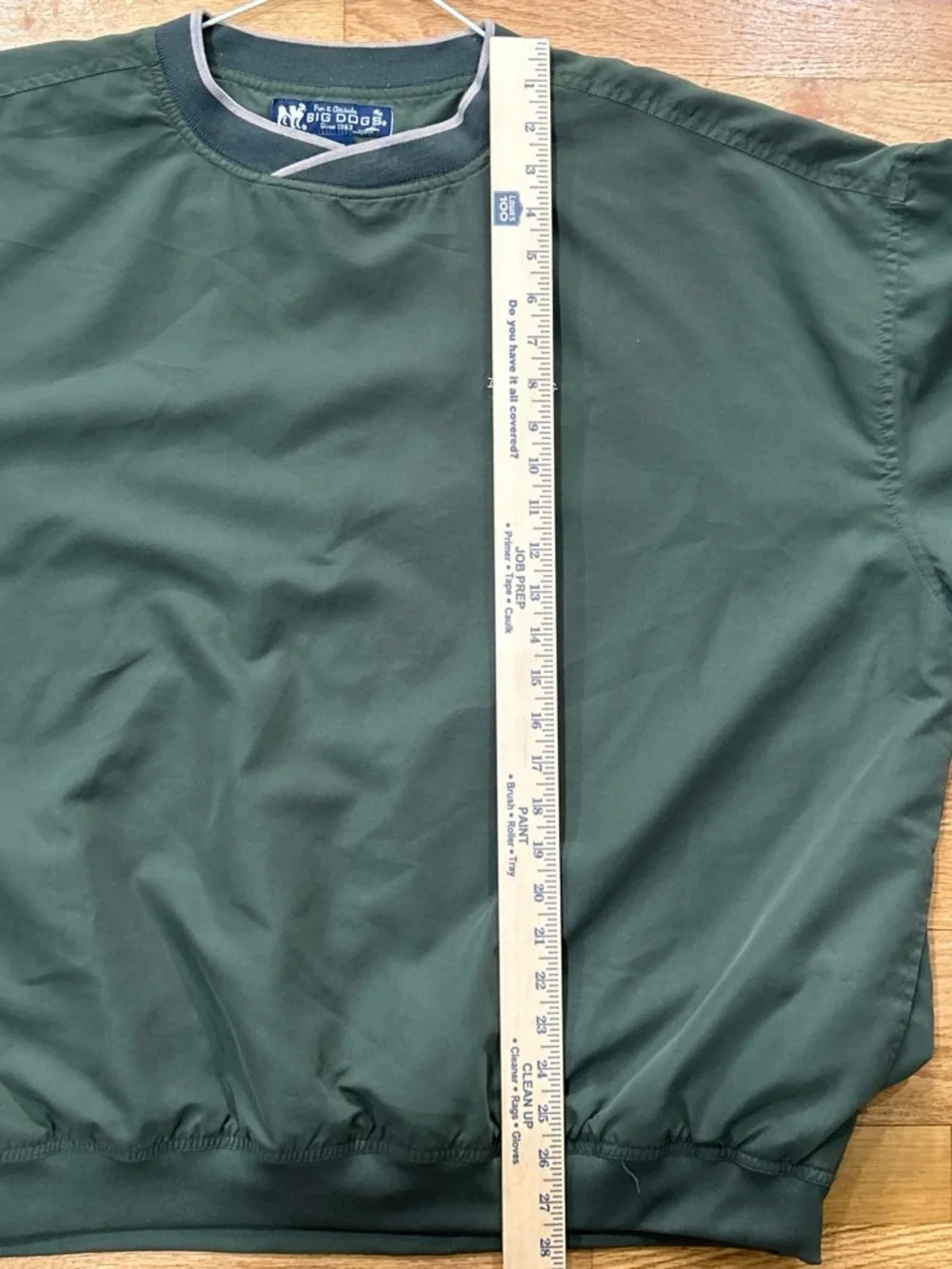 Vintage Big Dogs Olive Green Crewneck Pullover 1X